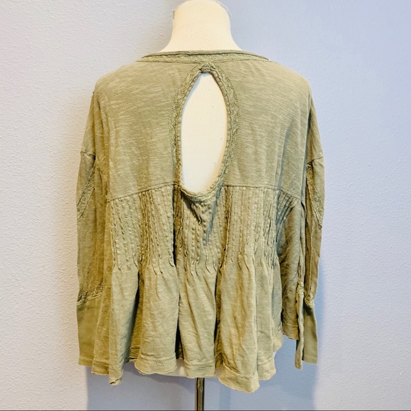⭐️ Free People New Hope Babydoll Top Embroidered - Picture 8 of 11